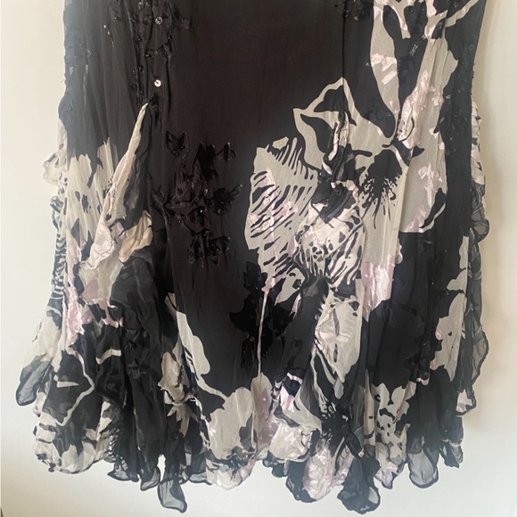 Vintage Silk Floral 90s/Y2K Cocktail Dress!! Alex Evenings Petite - Picture 13 of 16